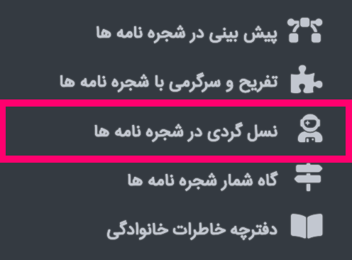 چطور نسل گردی در شجره نامه ها را پیدا کنیم